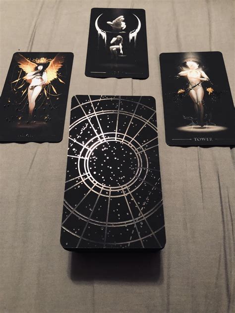 Black magic tarot cards